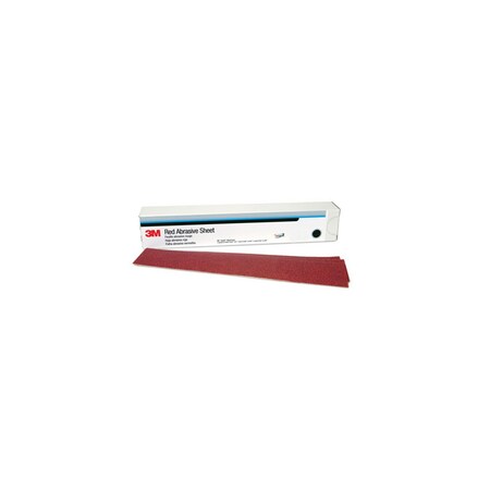 3M â„¢ Red Abrasive Hookitâ„¢ File Sheet, 180 Grade, 2-3/4" x 16-1/2", 25 Per Box 1179
